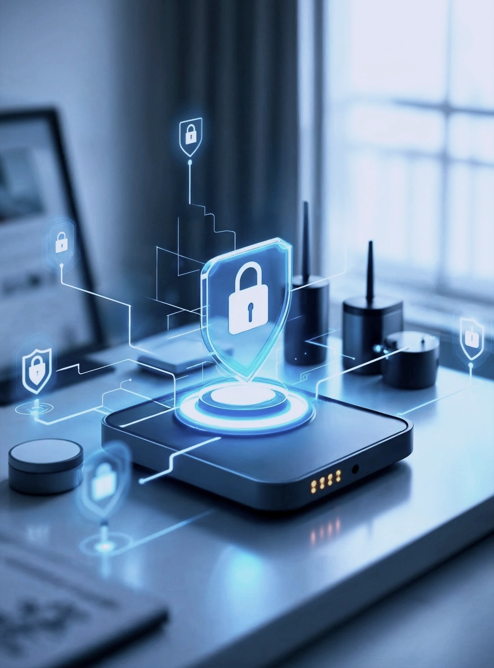 Antivirus protection dashboard